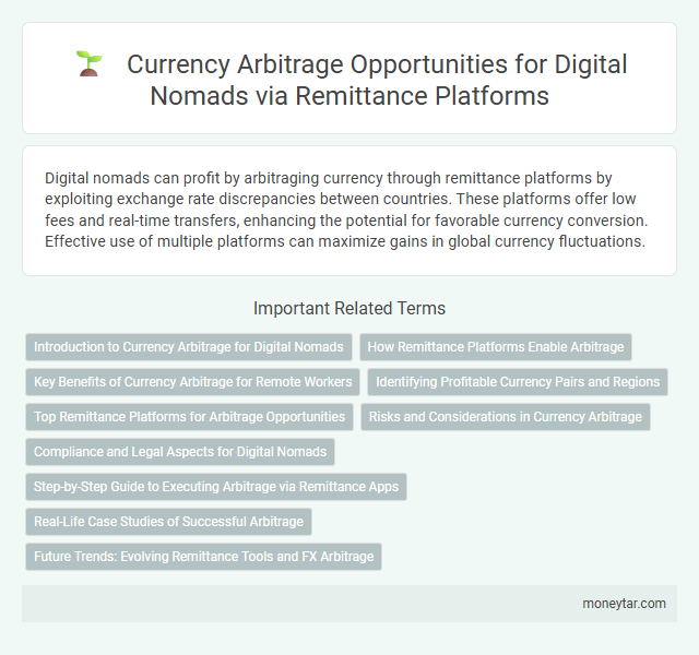 Currency Arbitrage Opportunities for Digital Nomads via Remittance Platforms