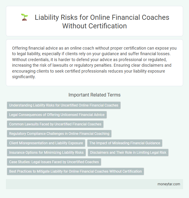Liability Risks for Online Financial Coaches Without Certification