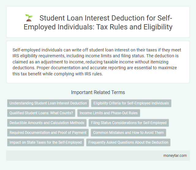 Student Loan Interest Deduction for Self-Employed Individuals: Tax Rules and Eligibility