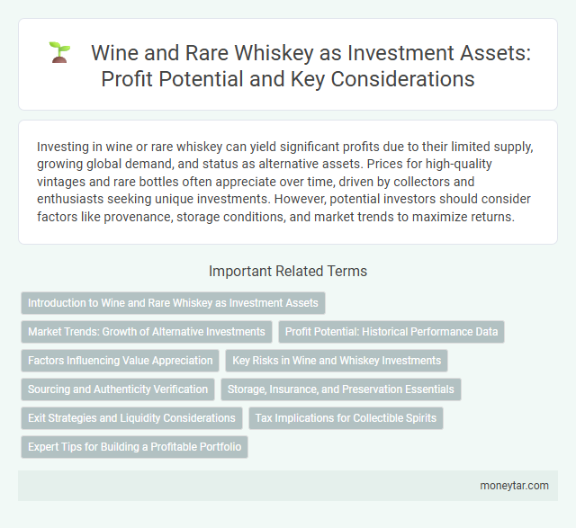 Wine and Rare Whiskey as Investment Assets: Profit Potential and Key Considerations