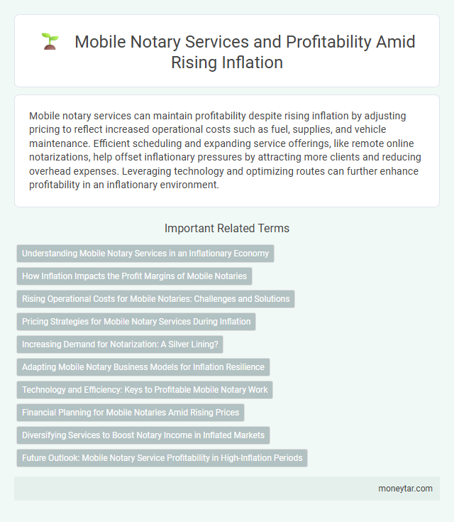 Mobile Notary Services and Profitability Amid Rising Inflation