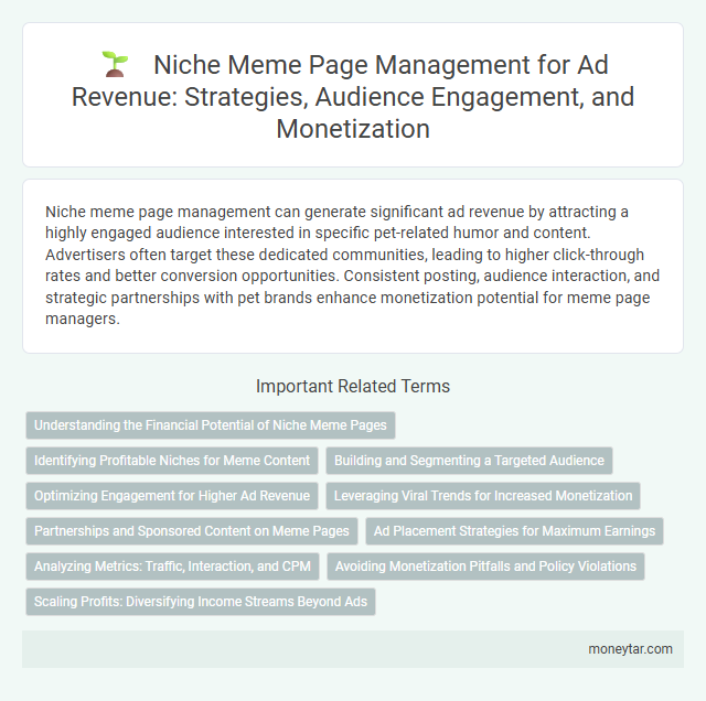 Niche Meme Page Management for Ad Revenue: Strategies, Audience Engagement, and Monetization