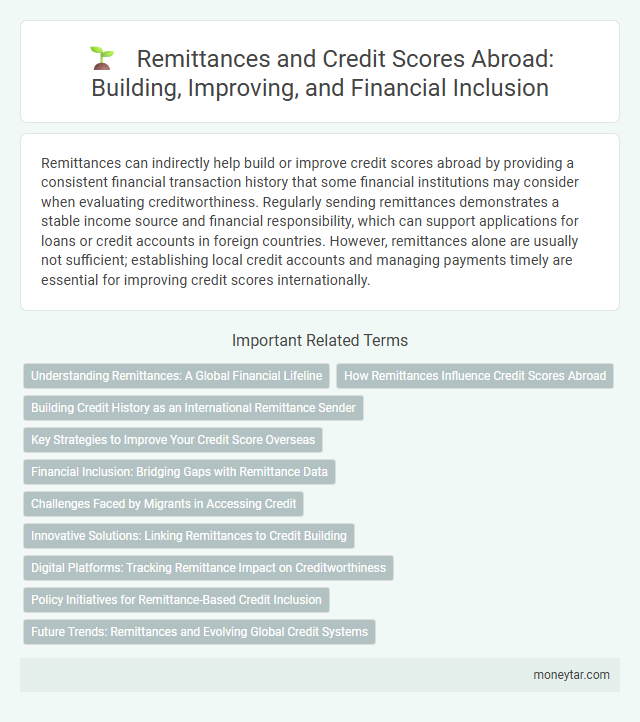 Remittances and Credit Scores Abroad: Building, Improving, and Financial Inclusion