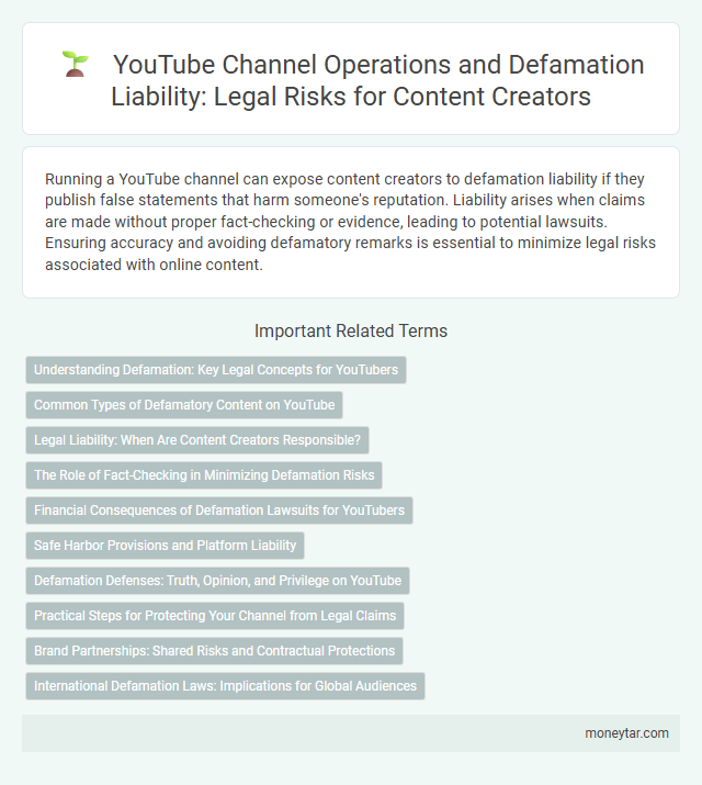 YouTube Channel Operations and Defamation Liability: Legal Risks for Content Creators