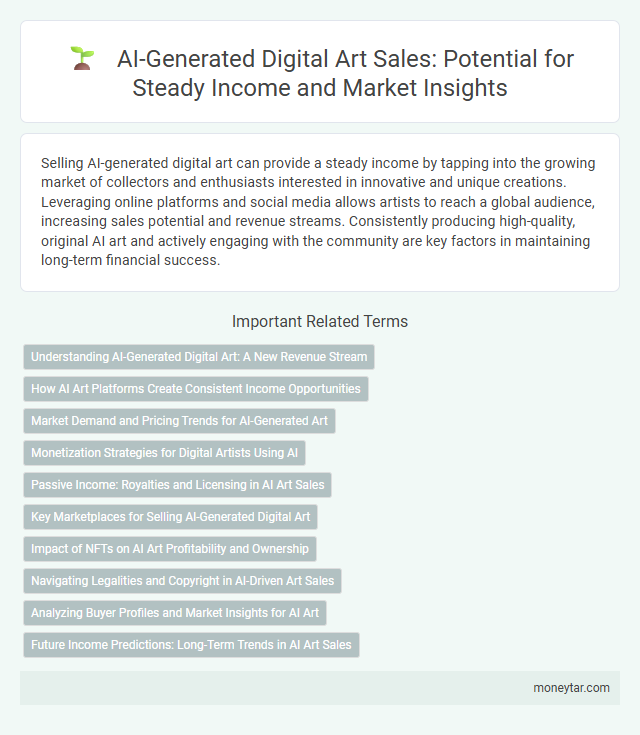 AI-Generated Digital Art Sales: Potential for Steady Income and Market Insights