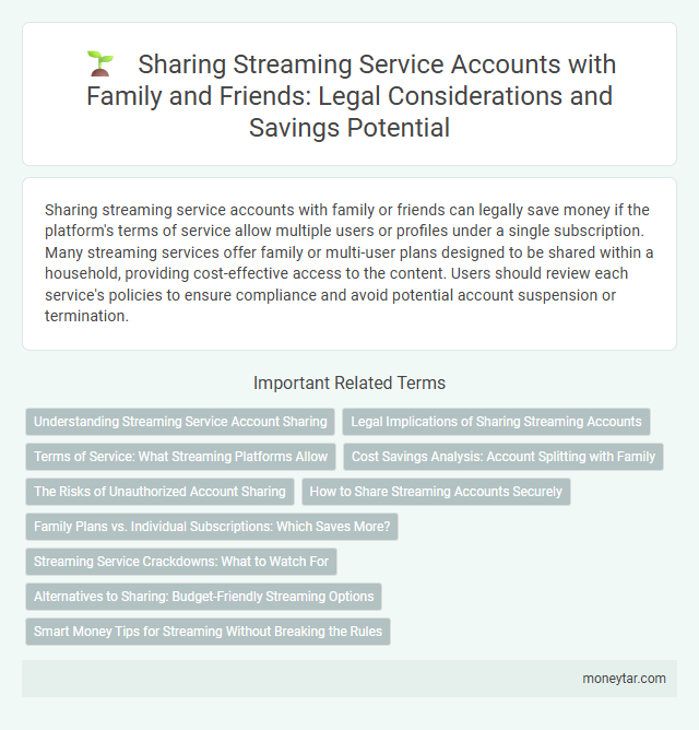 Sharing Streaming Service Accounts with Family and Friends: Legal Considerations and Savings Potential