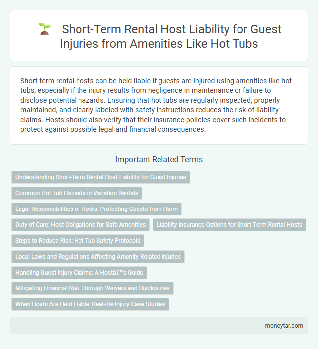 Short-Term Rental Host Liability for Guest Injuries from Amenities Like Hot Tubs