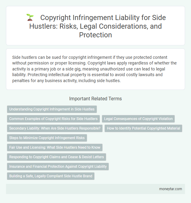 Copyright Infringement Liability for Side Hustlers: Risks, Legal Considerations, and Protection