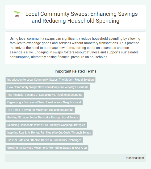 Local Community Swaps: Enhancing Savings and Reducing Household Spending