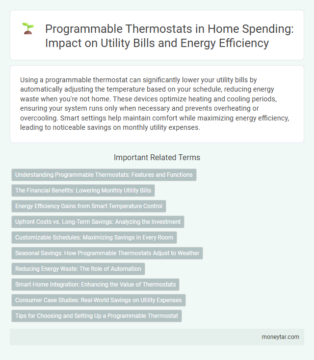 Programmable Thermostats in Home Spending: Impact on Utility Bills and Energy Efficiency