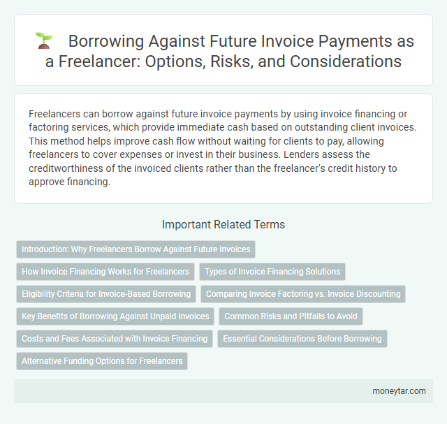 Borrowing Against Future Invoice Payments as a Freelancer: Options, Risks, and Considerations