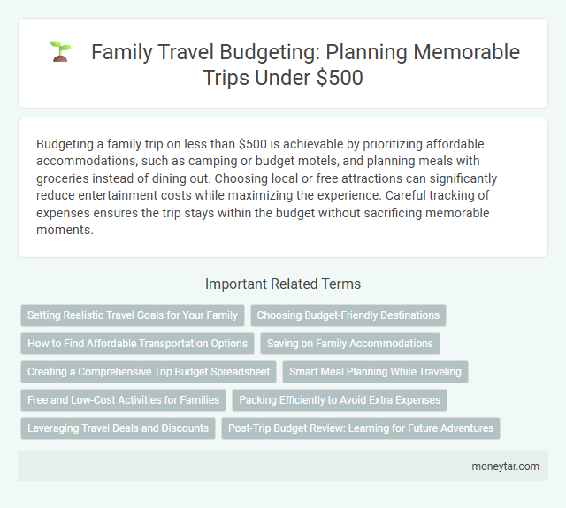 Family Travel Budgeting: Planning Memorable Trips Under $500