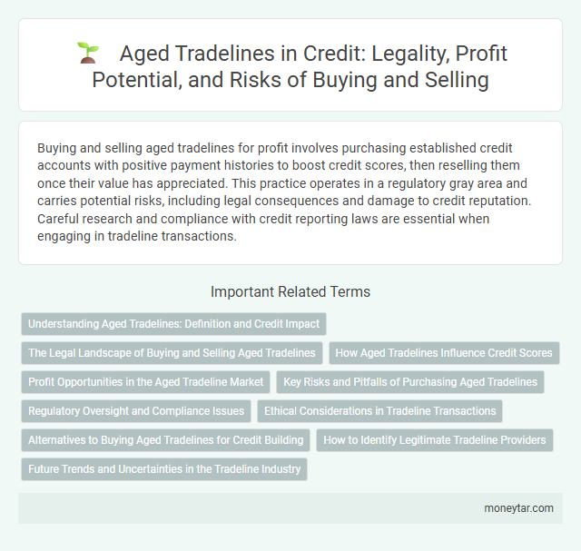 Aged Tradelines in Credit: Legality, Profit Potential, and Risks of Buying and Selling