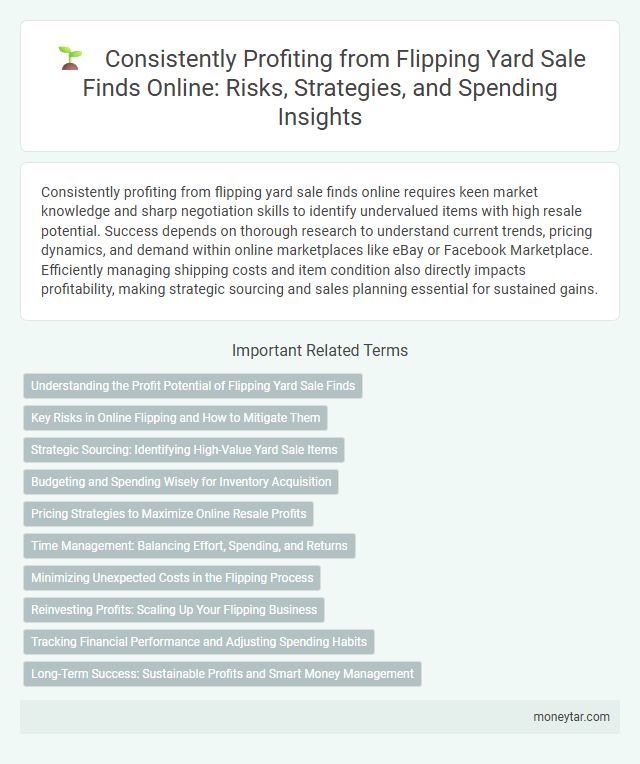 Consistently Profiting from Flipping Yard Sale Finds Online: Risks, Strategies, and Spending Insights