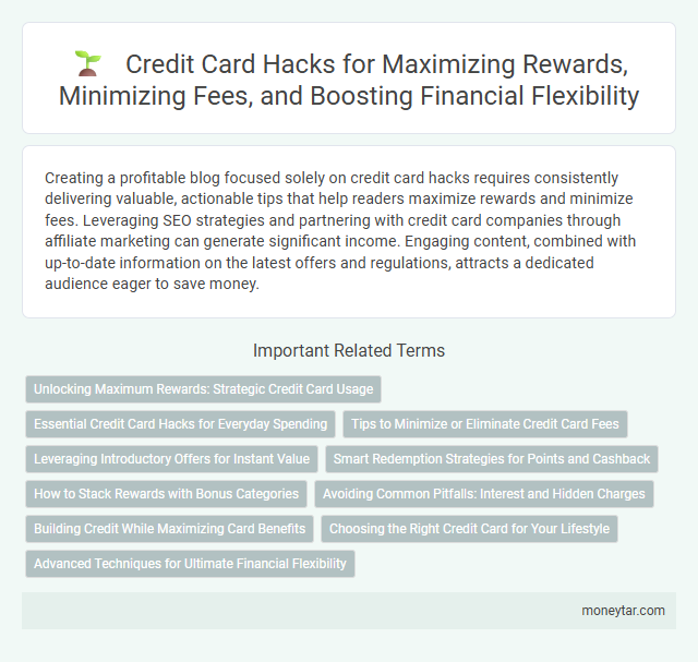 Credit Card Hacks for Maximizing Rewards, Minimizing Fees, and Boosting Financial Flexibility