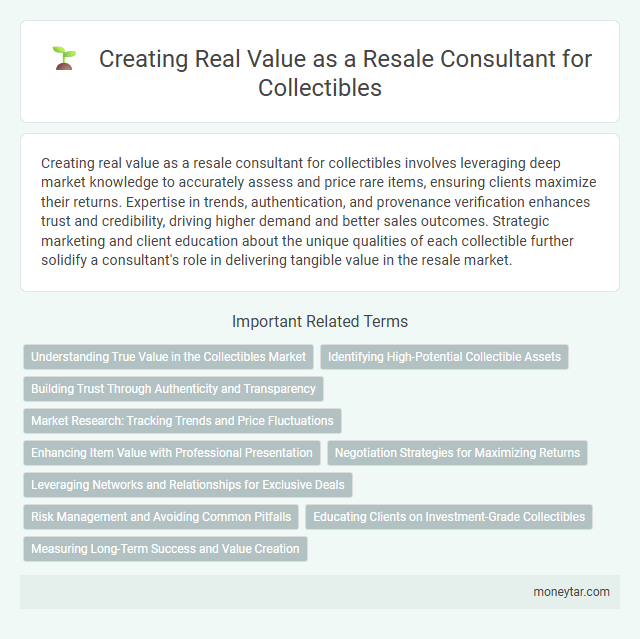 Creating Real Value as a Resale Consultant for Collectibles