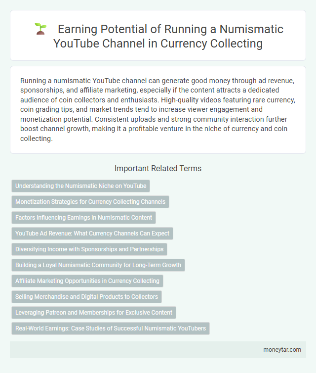 Earning Potential of Running a Numismatic YouTube Channel in Currency Collecting