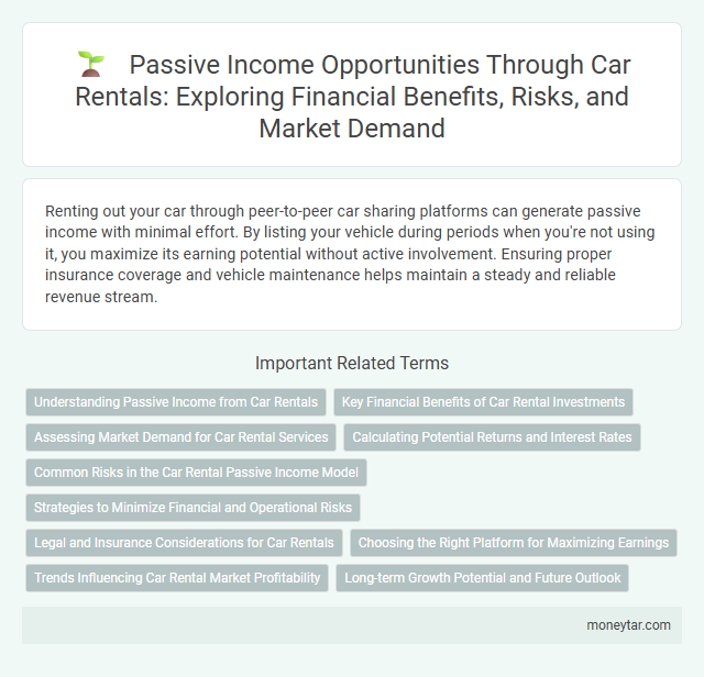 Passive Income Opportunities Through Car Rentals: Exploring Financial Benefits, Risks, and Market Demand