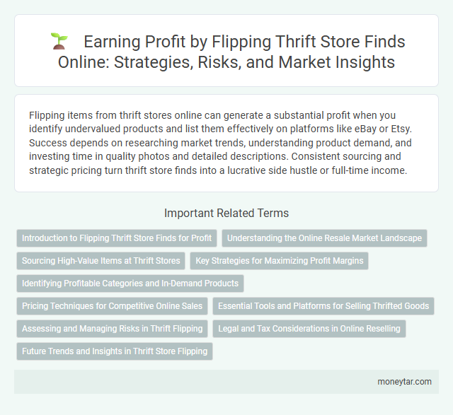 Earning Profit by Flipping Thrift Store Finds Online: Strategies, Risks, and Market Insights