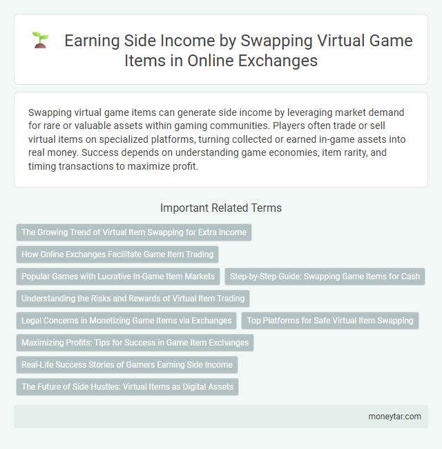 Earning Side Income by Swapping Virtual Game Items in Online Exchanges