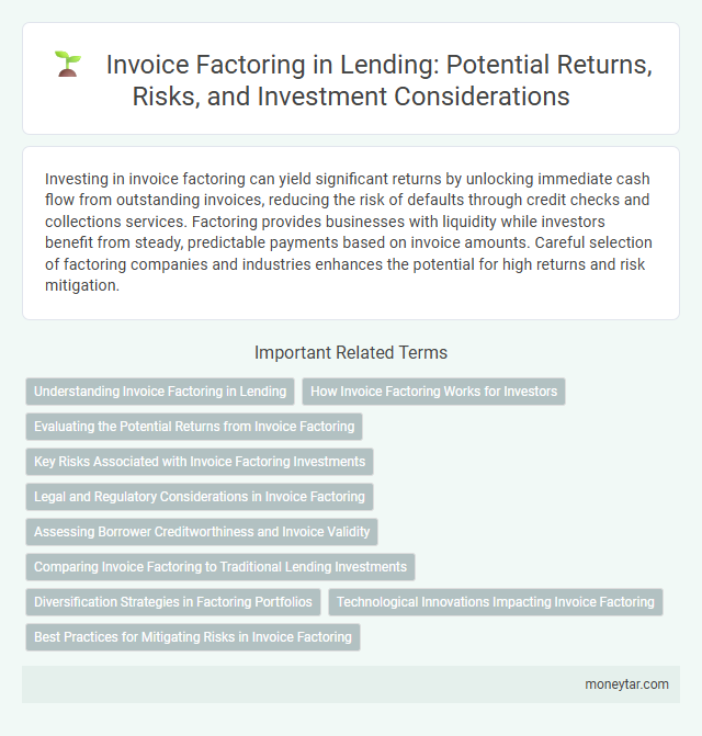 Invoice Factoring in Lending: Potential Returns, Risks, and Investment Considerations
