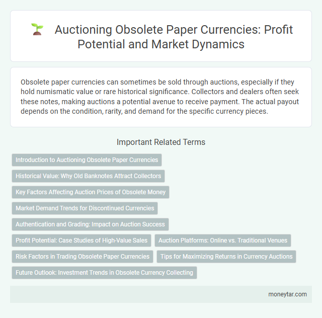 Auctioning Obsolete Paper Currencies: Profit Potential and Market Dynamics