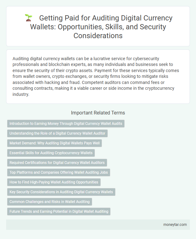 Getting Paid for Auditing Digital Currency Wallets: Opportunities, Skills, and Security Considerations