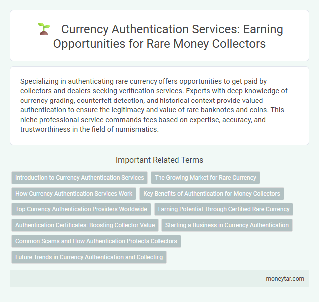 Currency Authentication Services: Earning Opportunities for Rare Money Collectors