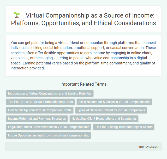 Virtual Companionship as a Source of Income: Platforms, Opportunities, and Ethical Considerations