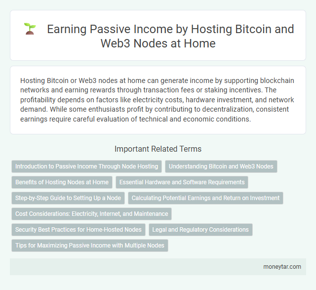 Earning Passive Income by Hosting Bitcoin and Web3 Nodes at Home