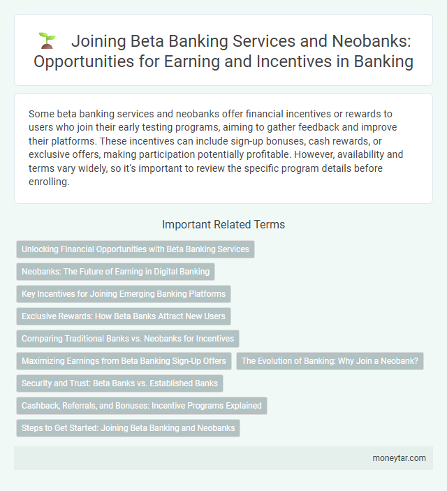 Joining Beta Banking Services and Neobanks: Opportunities for Earning and Incentives in Banking