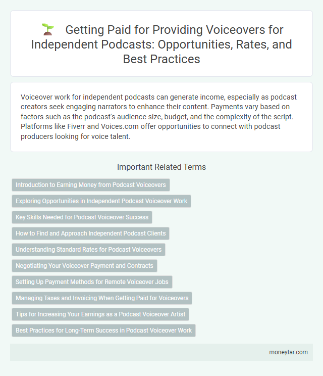 Getting Paid for Providing Voiceovers for Independent Podcasts: Opportunities, Rates, and Best Practices