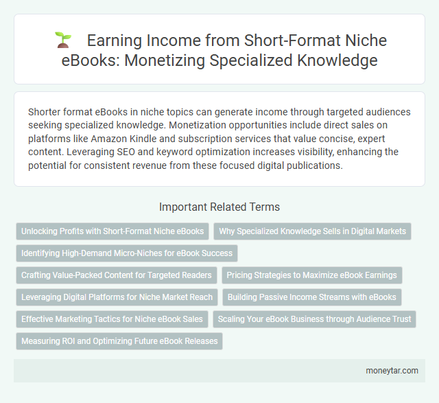 Earning Income from Short-Format Niche eBooks: Monetizing Specialized Knowledge