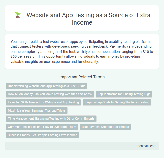 Website and App Testing as a Source of Extra Income