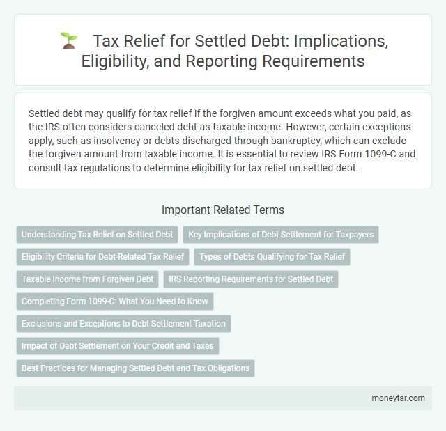 Tax Relief for Settled Debt: Implications, Eligibility, and Reporting Requirements