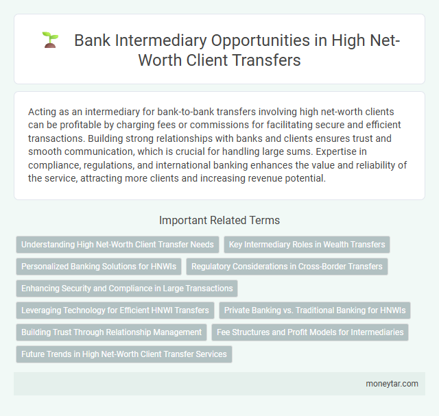 Bank Intermediary Opportunities in High Net-Worth Client Transfers