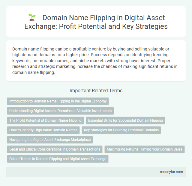 Domain Name Flipping in Digital Asset Exchange: Profit Potential and Key Strategies