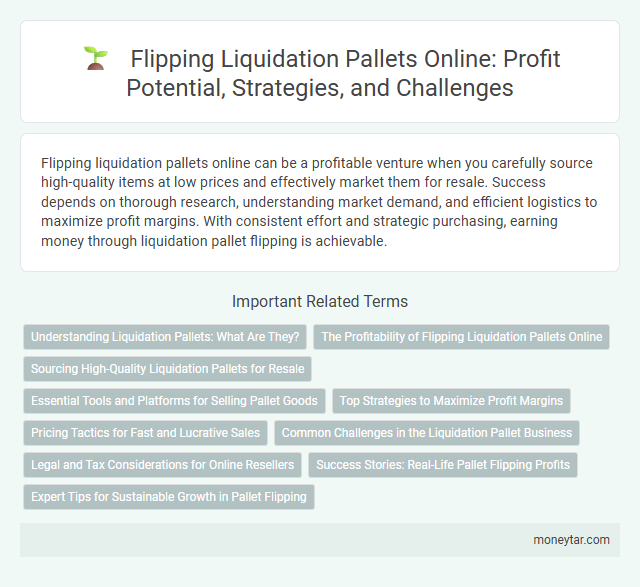 Flipping Liquidation Pallets Online: Profit Potential, Strategies, and Challenges