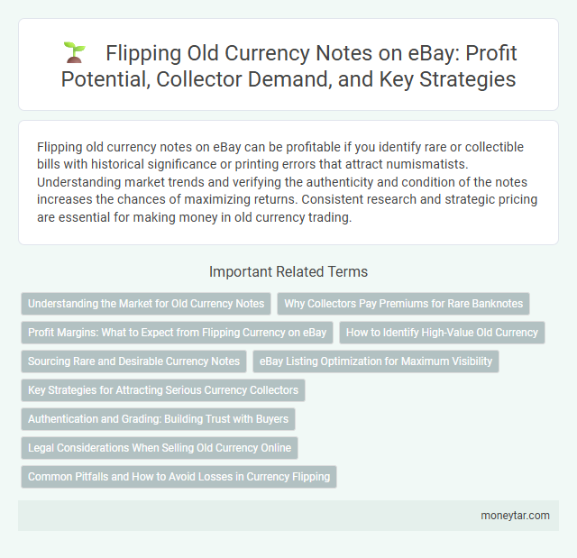 Flipping Old Currency Notes on eBay: Profit Potential, Collector Demand, and Key Strategies
