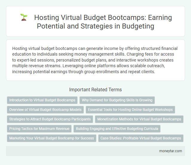 Hosting Virtual Budget Bootcamps: Earning Potential and Strategies in Budgeting