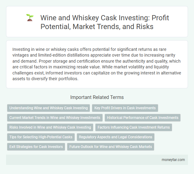 Wine and Whiskey Cask Investing: Profit Potential, Market Trends, and Risks