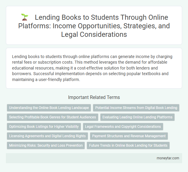 Lending Books to Students Through Online Platforms: Income Opportunities, Strategies, and Legal Considerations