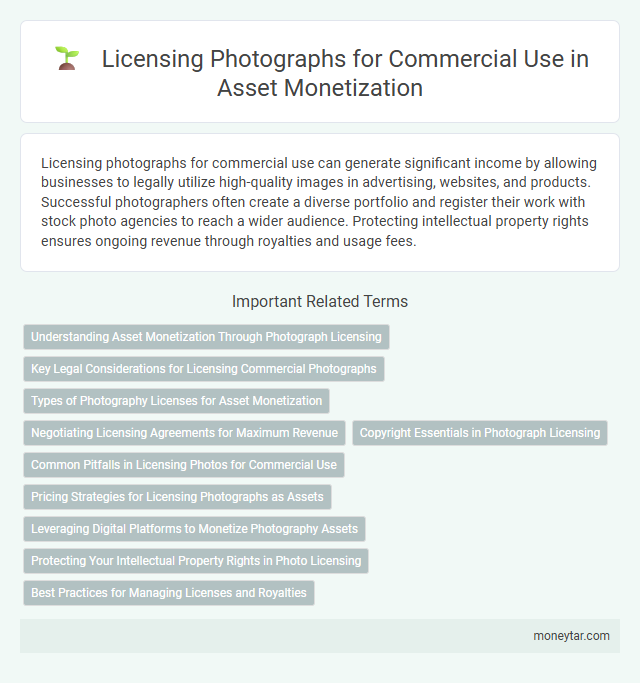 Licensing Photographs for Commercial Use in Asset Monetization