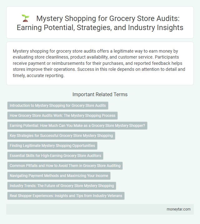 Mystery Shopping for Grocery Store Audits: Earning Potential, Strategies, and Industry Insights