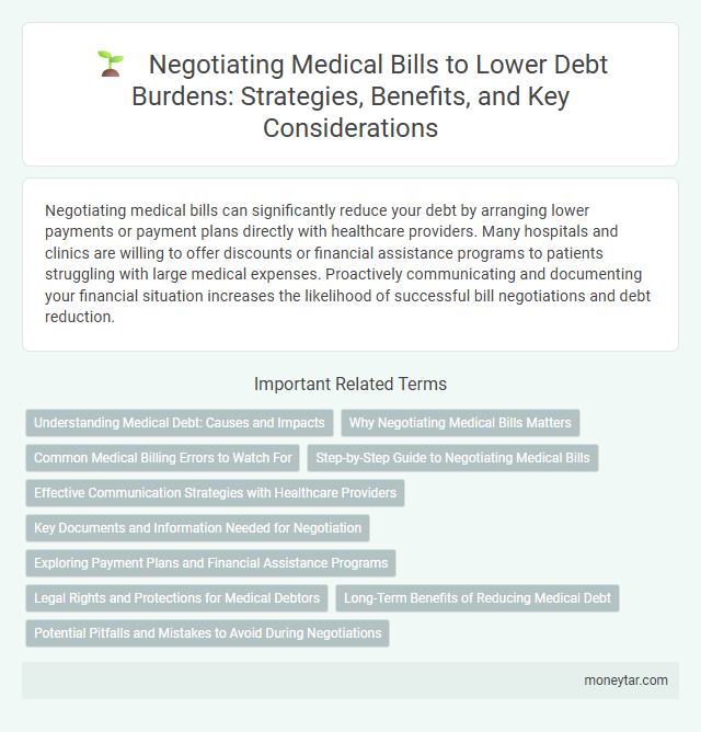 Negotiating Medical Bills to Lower Debt Burdens: Strategies, Benefits, and Key Considerations