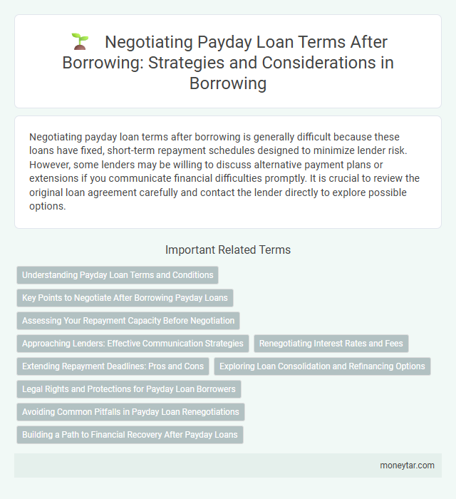 Negotiating Payday Loan Terms After Borrowing: Strategies and Considerations in Borrowing