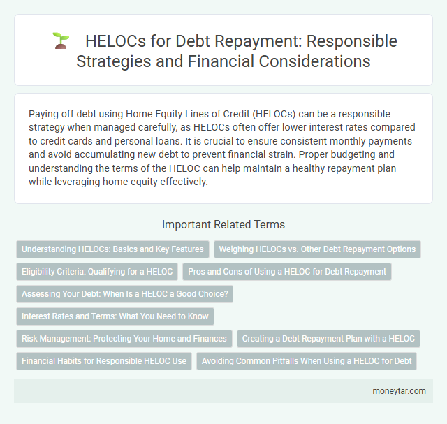 HELOCs for Debt Repayment: Responsible Strategies and Financial Considerations