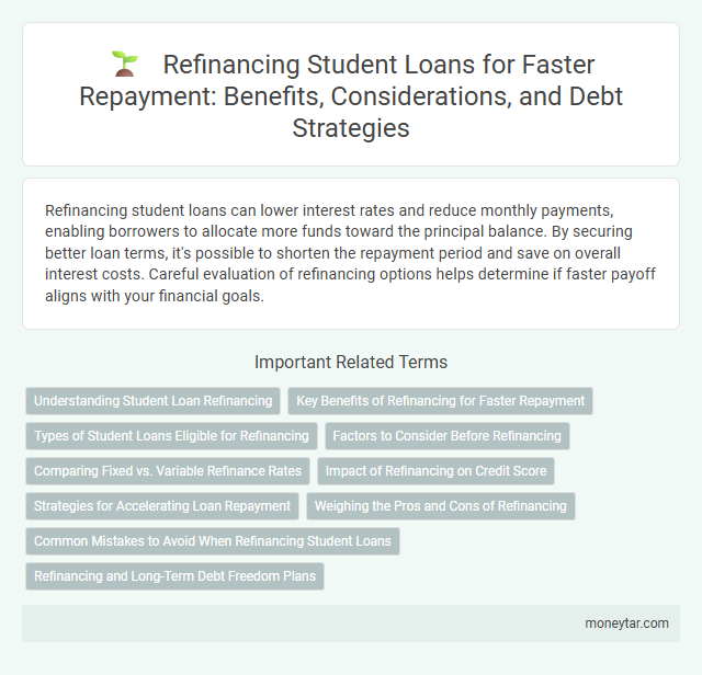 Refinancing Student Loans for Faster Repayment: Benefits, Considerations, and Debt Strategies