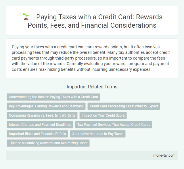 Paying Taxes with a Credit Card: Rewards Points, Fees, and Financial Considerations