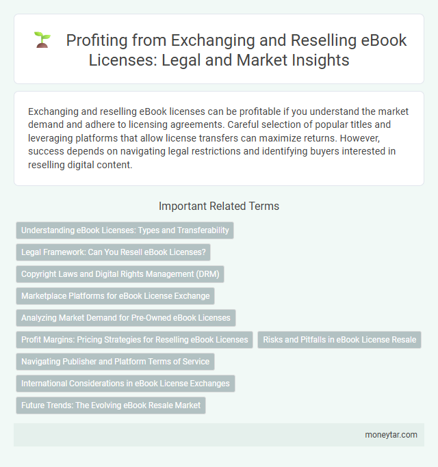 Profiting from Exchanging and Reselling eBook Licenses: Legal and Market Insights